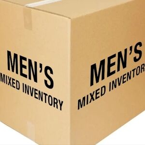 NEW MEN'S Wholesale 5LB Box Resellers Clothing Mixed Sizes